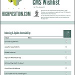 The Ultimate SEO CMS Wishlist Checklist