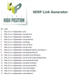 HP SERP Generator