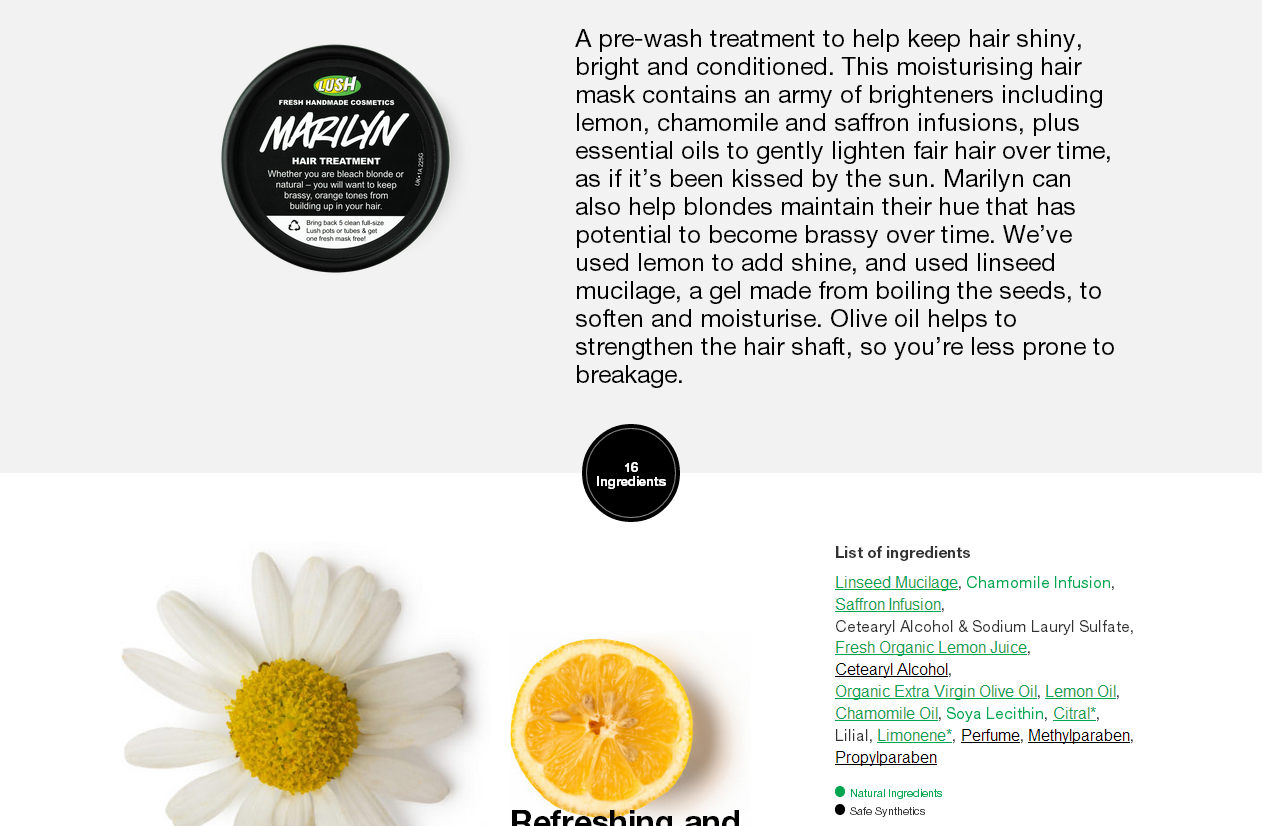 Lush Product Page Example