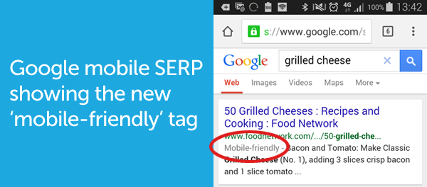mobile-friendly tag in Google SERPs