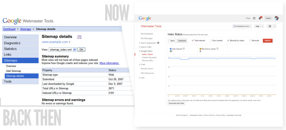 google-webmaster-tools-now-and-then-2005